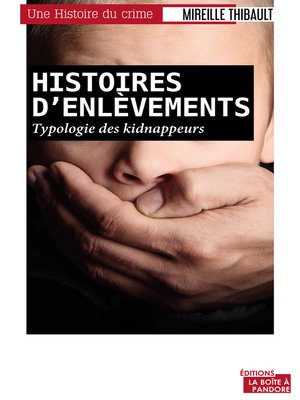 cover image of Histoires d'enlèvements